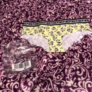 New in online order bag ! Vs pink  floral hipster